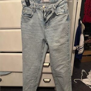 Zara Women's Light Blue Jeans